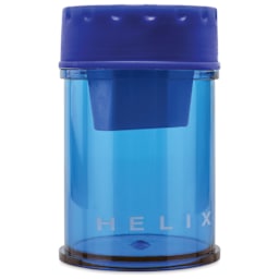 Helix Hand-Held Pencil Sharpener - Double Hole, Blue sharpener