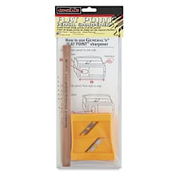 General's Flat Point Sharpener - Front of package shown
