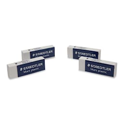 Staedtler Mars Plastic Eraser - Pkg of 4