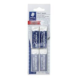 Staedtler Mars Plastic Erasers - Pkg of 4