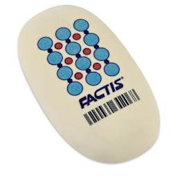 General’s Factis Soft Oval Soap Erasers - Right Angled view of Jumbo size eraser