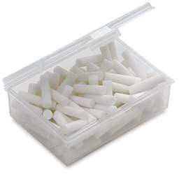 Eraser Refills for Pencils, Box of 60  Open Package with eraser refills