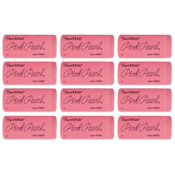 Pink Pearl Eraser - Large, Box of 12