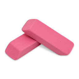 Soft Pink Beveled Eraser - Medium, Pack of 12