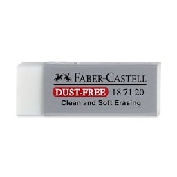 Faber-Castell Dust-Free Vinyl Eraser, Pkg of 2