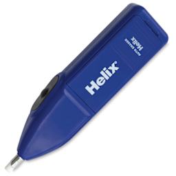 Helix Automatic Cordless Eraser - Side view of Cordless Eraser tool with eraser extended