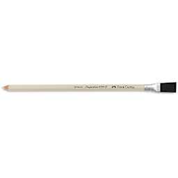 Faber-Castell Perfection Eraser Pencil with Brush - Single Pencil, #7058B White Eraser