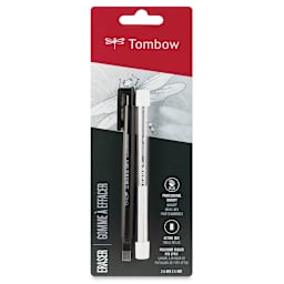 Tombow Mono Zero Refillable Eraser - Eraser and Refill Pack, Rectangular (in package)