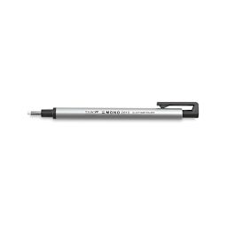 Tombow Mono Zero Refillable Eraser- Silver, Single, Round