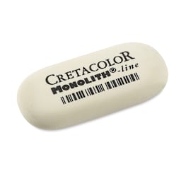Cretacolor Monolith Eraser - Top view of angled eraser
