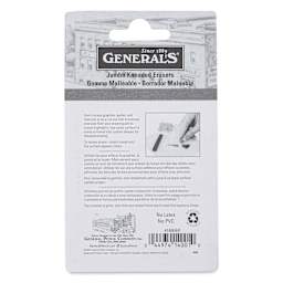 General's Kneaded Eraser - Jumbo, back of the packaging