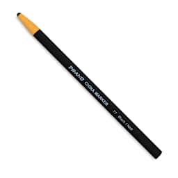 Dixon Phano China Markers - Single Black Marker shown at angle