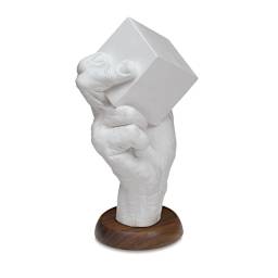 Human Hand Stand - Front of right hand holding a Cube