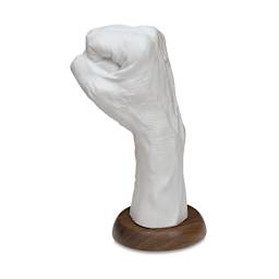 Human Hand Stand - Side of right hand showing fist clenched