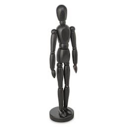 Black Wood Manikin - 12" Tall