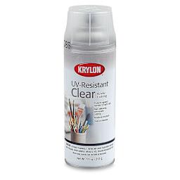 Krylon UV-Resistant Clear Acrylic Coating - Gloss, 11 oz Spray Can