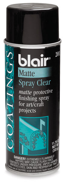 Blair Spray Coatings - Front of 11 oz can of Matte Spray
