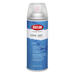 Krylon Gallery Series Fine Art Fixatif - Front of 11 oz spray can shown