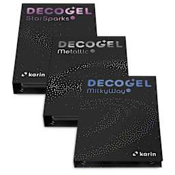 Karin DecoGel Cosmic Pens - Assorted, Set of 60, sets laying down flat