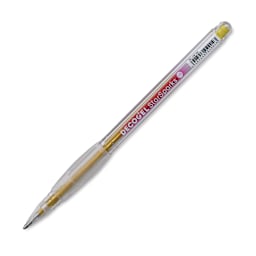 Karin DecoGel StarSparks Pen - 104, Yellow, cap off