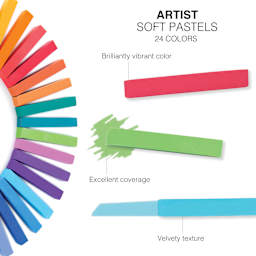 Royal & Langnickel Soft Pastel Set - Set of 24, , features