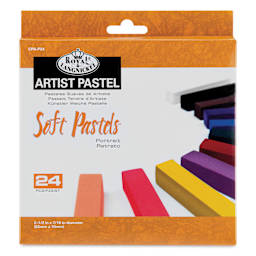 Royal & Langnickel Soft Pastel Set - Set of 24, Portrait, front of packaging