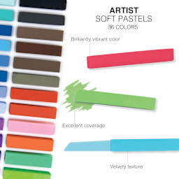 Royal & Langnickel Soft Pastel Set - Set of 36, Assorted, features
