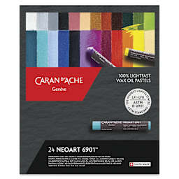 Caran d’Ache Neoart 6901 Pastels - Set of 24, Assorted Colors front of package