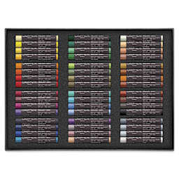 Caran d’Ache Neoart 6901 Pastels - Assorted Colors, Set of 48 set contents
