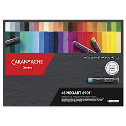 Caran d’Ache Neoart 6901 Pastels - Assorted Colors, Set of 48 front of package
