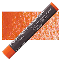 Caran d’Ache Neoart 6901 Pastel - Cornelian, pastel and swatch