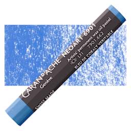 Caran d’Ache Neoart 6901 Pastel - Genuine Cobalt Blue, pastel and swatch