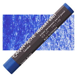 Caran d’Ache Neoart 6901 Pastel - Ultramarine, pastel and swatch
