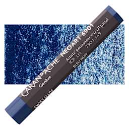 Caran d’Ache Neoart 6901 Pastel - Night Blue, pastel and swatch
