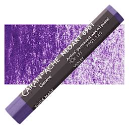 Caran d’Ache Neoart 6901 Pastel - Violet, pastel and swatch