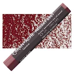 Caran d’Ache Neoart 6901 Pastel - Perylene Brown, pastel and swatch