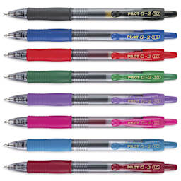 Pilot G2 Gel Pen Set - 1.0 mm, Set of 8 - out of packaging