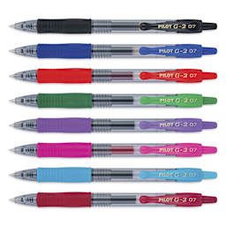 Pilot G2 Gel Pen Set - .7 mm, Set of 8