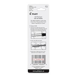 Pilot G2 Gel Pen Refill - 0.7 mm, Black, Fine, Pkg of 2
