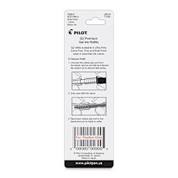 Pilot G2 Gel Pen Refill - 1.0 mm, Black, Bold, Pkg of 2