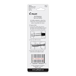 Pilot G2 Gel Pen Refill - 0.5 mm, Red, Extra Fine, Pkg of 2