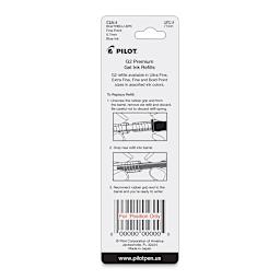Pilot G2 Gel Pen Refill - 0.7 mm, Blue, Fine, Pkg of 2