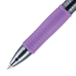 Pilot G2 Gel Pen - 0.7 mm, Purple, Fine - close-up of tip