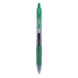 Pilot G2 Gel Pen - 0.7 mm, Green, Fine - upright