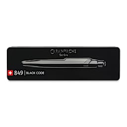 Caran d'Ache 849 Premium Ballpoint Pen - Black Code (case)