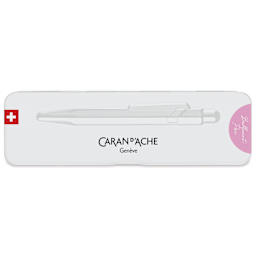 Caran d'Ache Colormat-X 849 Ballpoint Pen - Pink, front of case