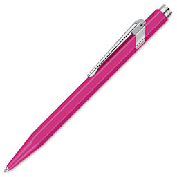 Caran d'Ache 849 Fluo Ballpoint Pen - Fluorescent Pink, side view