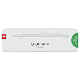 Caran d'Ache Colormat-X 849 Ballpoint Pen - Green, front of case