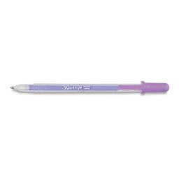 Sakura Soufflé 3-D Paint Pens - Single purple pen shown horizontally and uncapped
