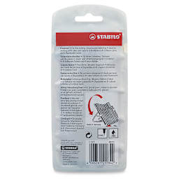 Stabilo Point 88 Fineliner Pen Set - Assorted Colors, Wallet, Set of 10 (back of package)